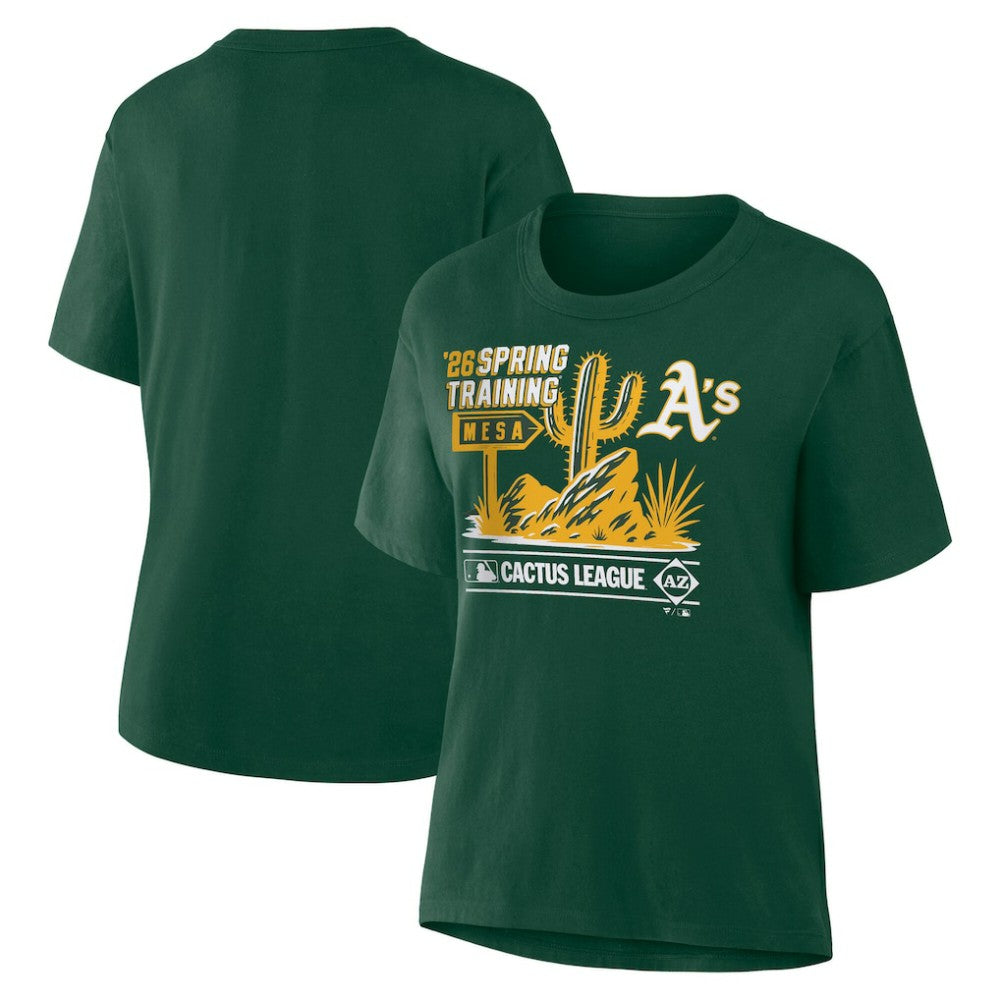 Athletics Women's 2026 Spring Training Cactus League Hometown Special T-Shirt - Green