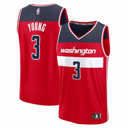 Trae Young Washington Wizards Fast Break Jersey - Icon Edition - Red | Fanatics cheap