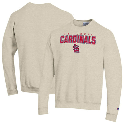 St. Louis Cardinals Champion Eco Powerblend Sweatshirt - Oatmeal