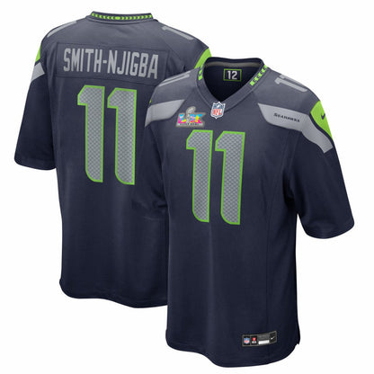Jaxon Smith-Njigba Seattle Seahawks Super Bowl LX Patch Game Jersey - College Navy | Nike sale