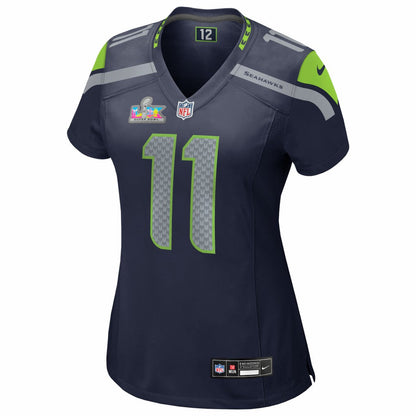Jaxon Smith-Njigba Seattle Seahawks Women's Super Bowl LX Patch Game Jersey - College Navy | Nike outlet