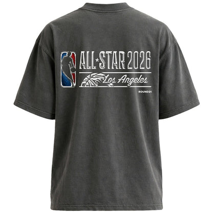 round21 Unisex 2026 NBA All-Star Game Court T-Shirt - Gray on sale