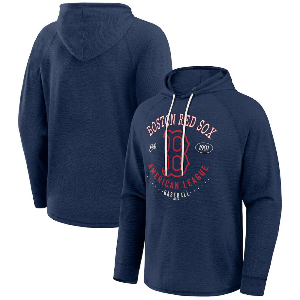 Boston Red Sox Darius Rucker Collection Raglan Hooded Long Sleeve T-Shirt - Navy