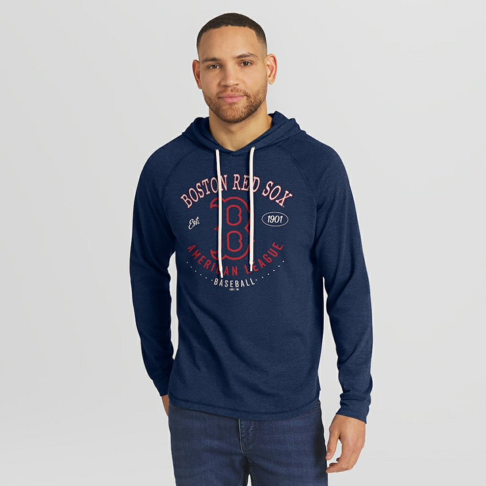 Boston Red Sox Darius Rucker Collection Raglan Hooded Long Sleeve T-Shirt - Navy
