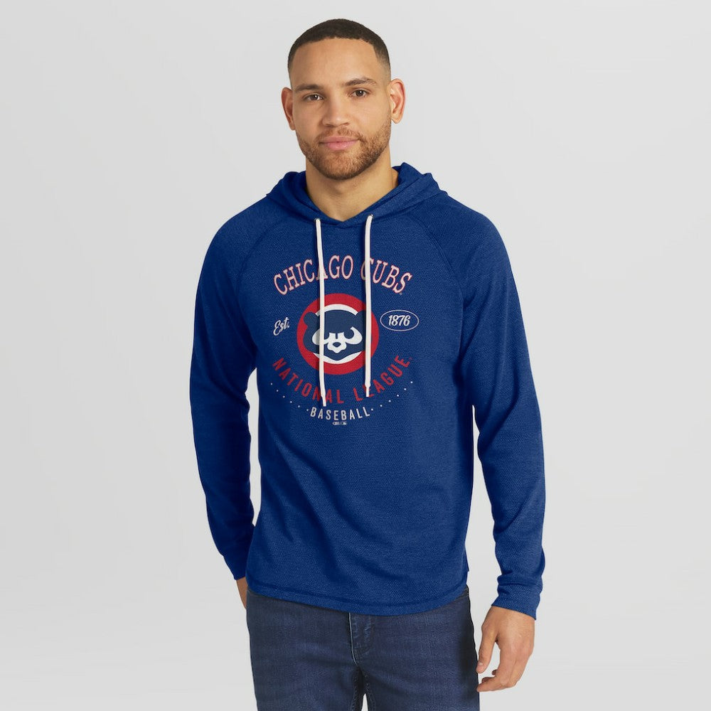 Chicago Cubs Darius Rucker Collection Raglan Hooded Long Sleeve T-Shirt - Royal