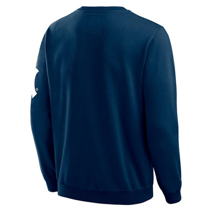 New York Yankees Darius Rucker Collection Washed Crew Neck Pullover Sweatshirt - Navy