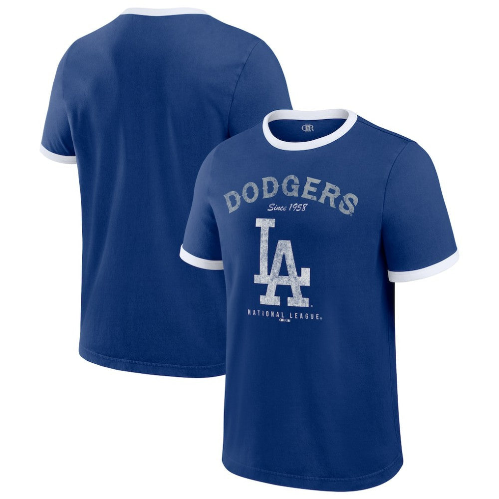 Los Angeles Dodgers Darius Rucker Collection Washed Ringer T-Shirt - Royal