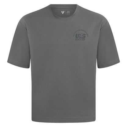 USMNT Levelwear Luxe Signature Knit Transit T-Shirt - Gray online
