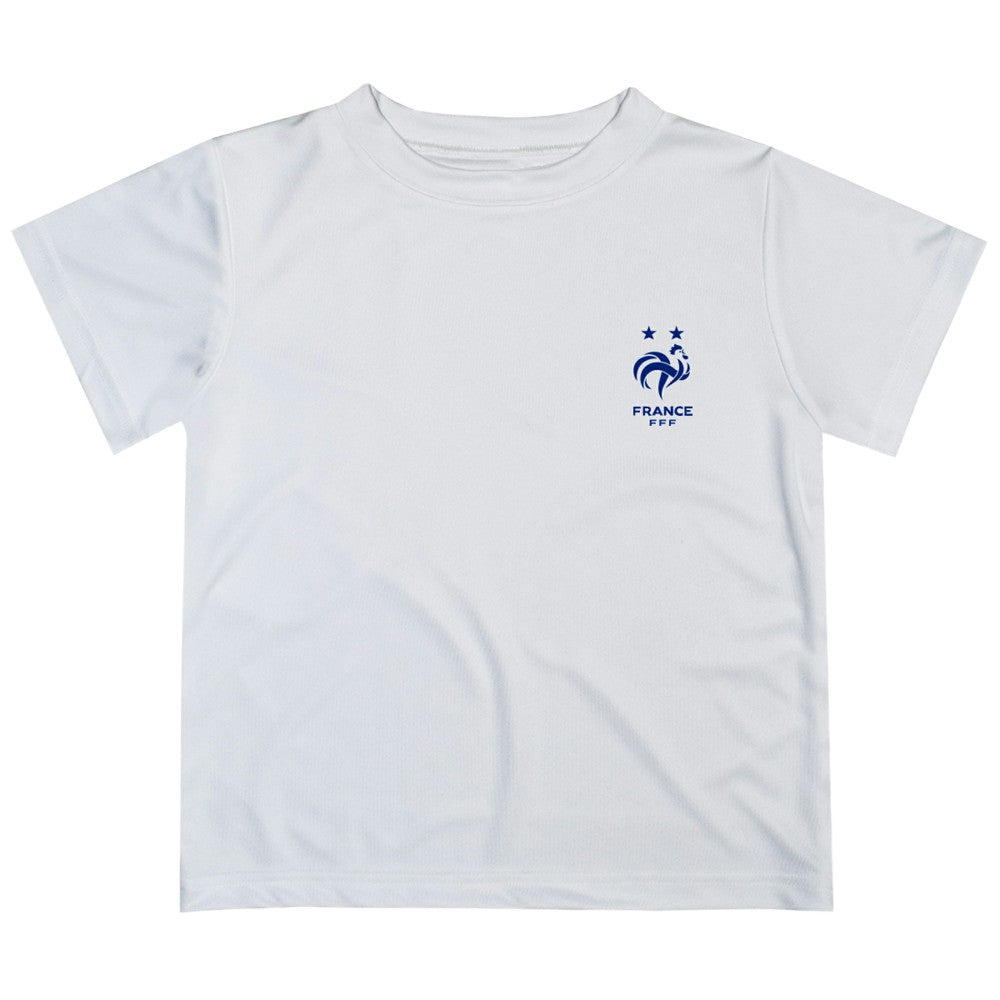 France National Team Vive La Fete Youth Impressions Artwork T-Shirt - White discount