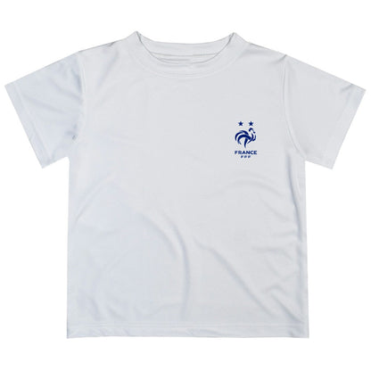 France National Team Vive La Fete Youth Impressions Artwork T-Shirt - White discount