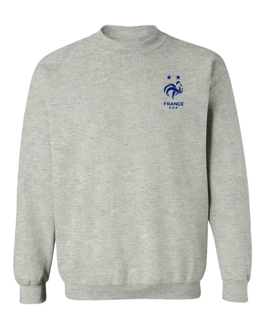 France National Team Vive La Fete Women's Impressions Artwork Sweatshirt - Gray shop