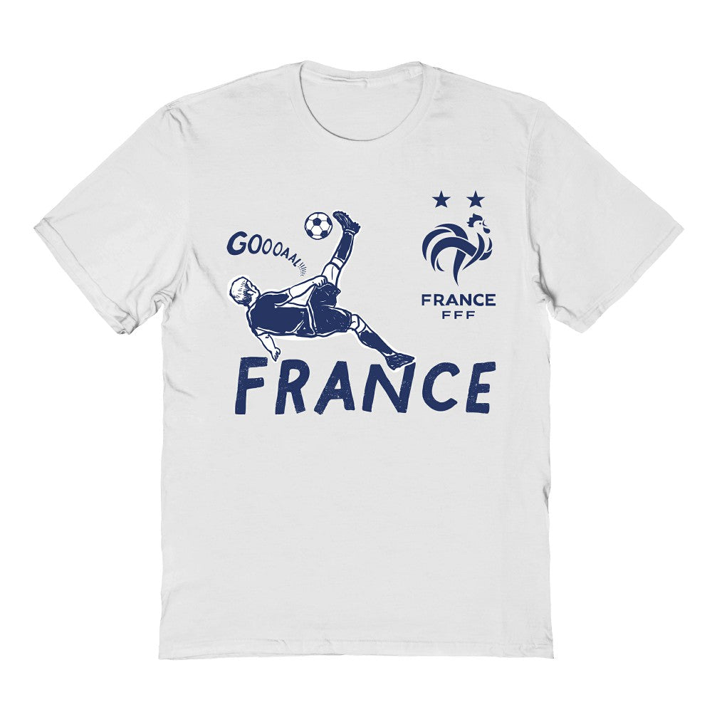 France National Team Vive La Fete Youth Chilena Style T-Shirt - White for sale