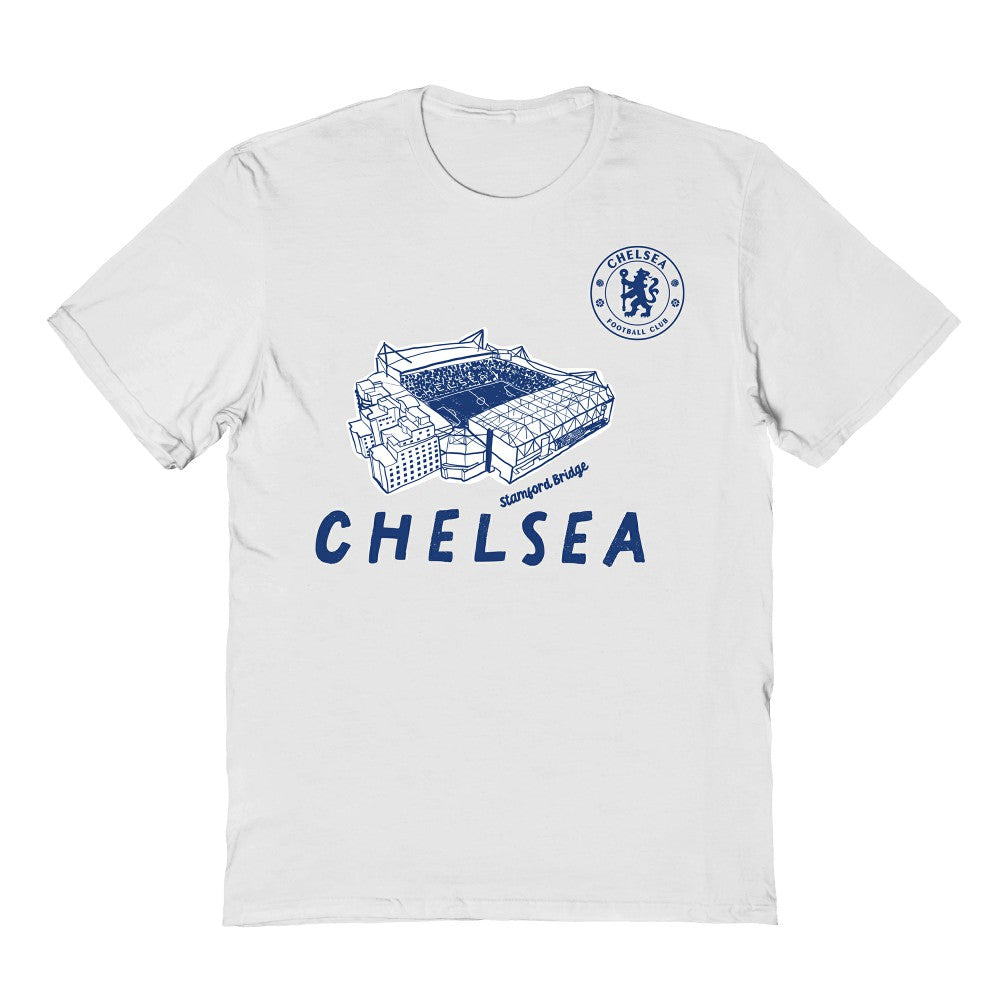 Chelsea Vive La Fete Youth Chilena Style T-Shirt - White on sale