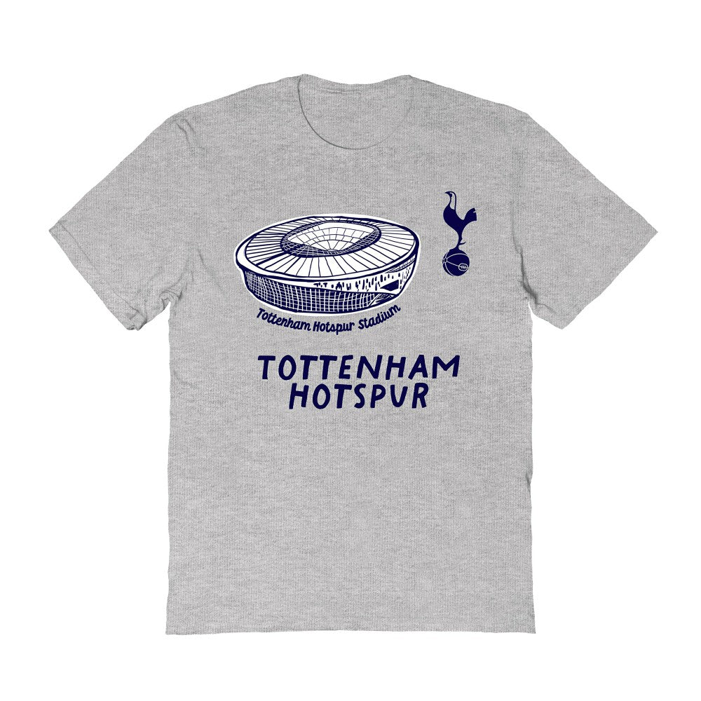 Tottenham Hotspur Vive La Fete Women's Stadium Style T-Shirt - Gray discount