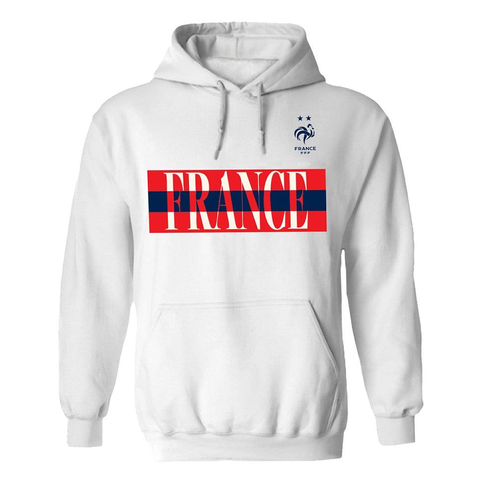France National Team Vive La Fete Women's Hoodie - White on sale