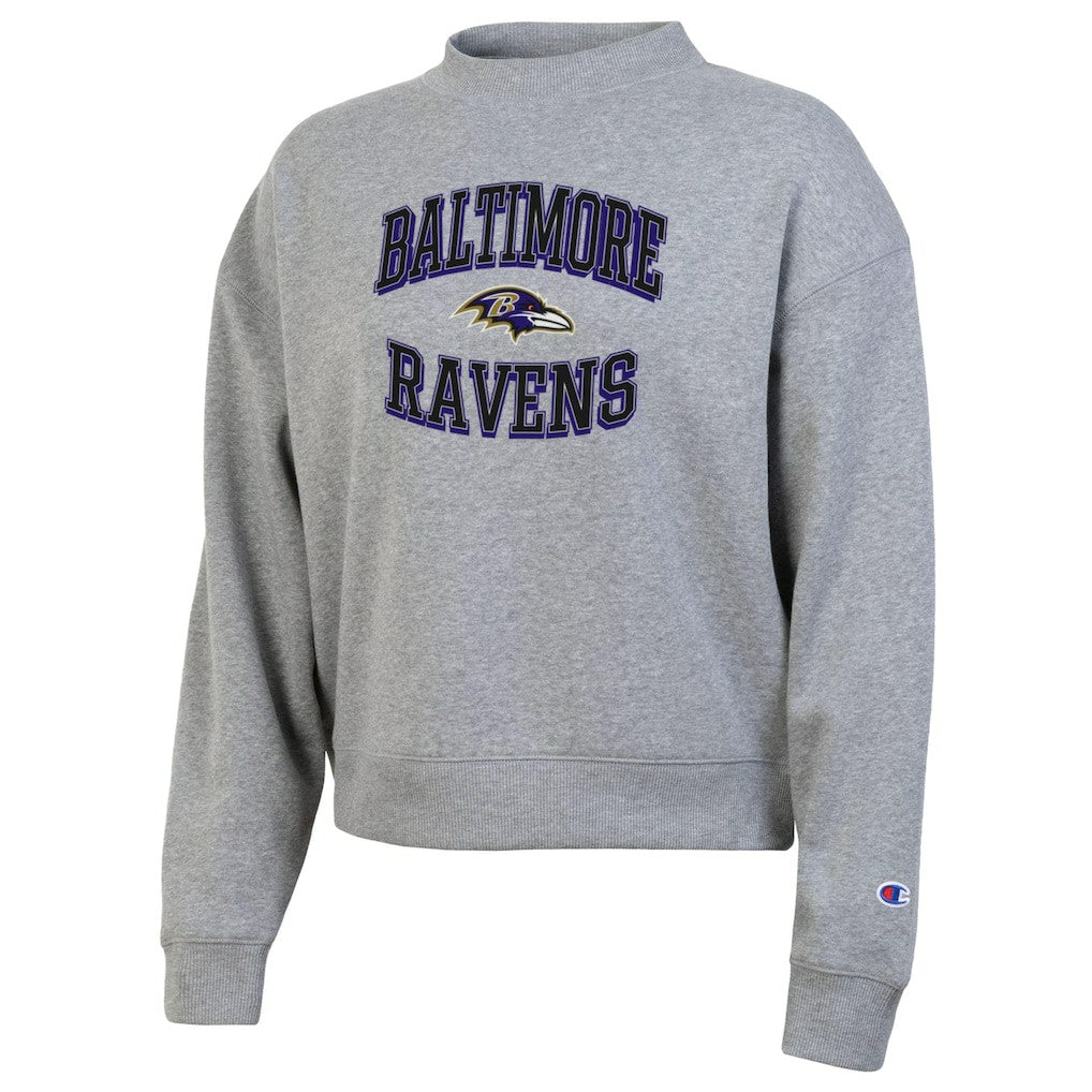 Baltimore Ravens Champion Women's Triumph Tri-Blend Sweatshirt - Gray on sale