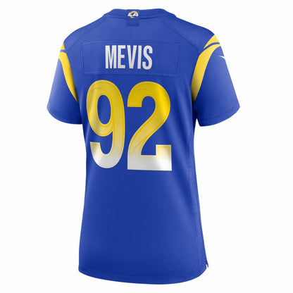 Harrison Mevis Los Angeles Rams Women's Team Game Jersey - Royal | Nike online