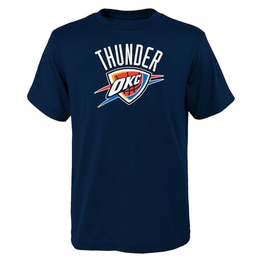 Oklahoma City Thunder Outerstuff Youth Primary Logo T-Shirt - Navy on sale