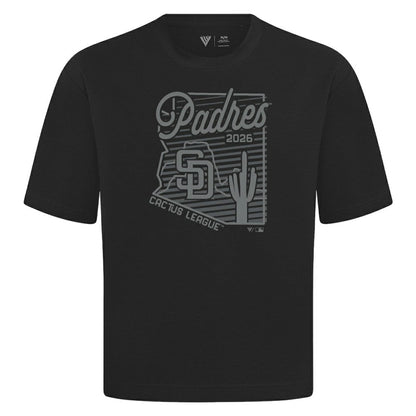 San Diego Padres Levelwear Sunrise Luxe Signature Knit T-Shirt - Black