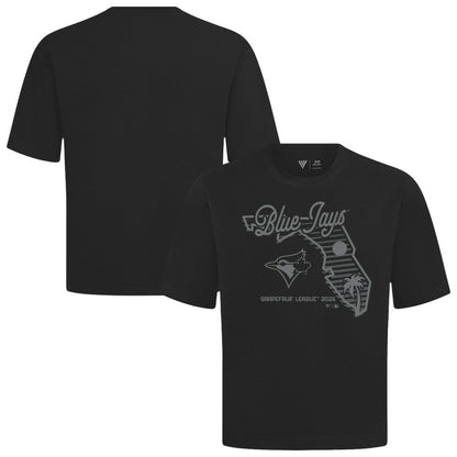 Toronto Blue Jays Levelwear Sunrise Luxe Signature Knit T-Shirt - Black
