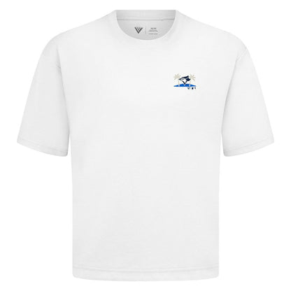 Toronto Blue Jays Levelwear Panoramic Luxe Signature Knit T-Shirt - White