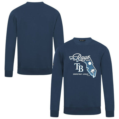 Tampa Bay Rays Levelwear Zane Sunrise Sweatshirt - Navy