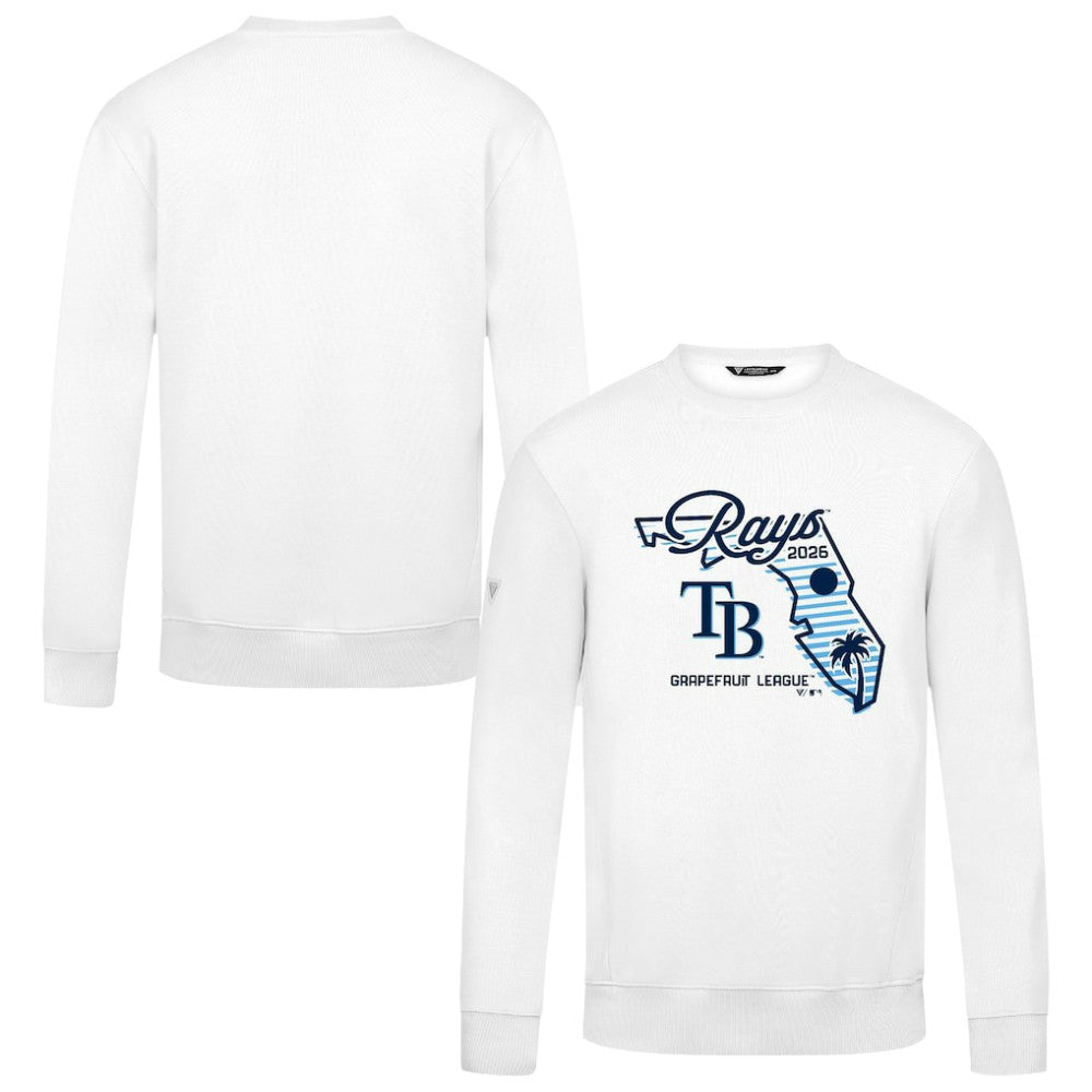Tampa Bay Rays Levelwear Zane Sunrise Sweatshirt - White