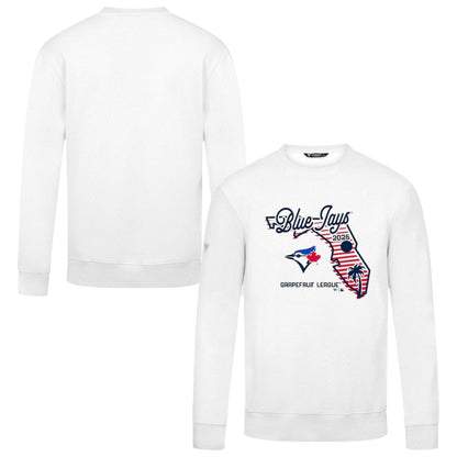 Toronto Blue Jays Levelwear Zane Sunrise Sweatshirt - White