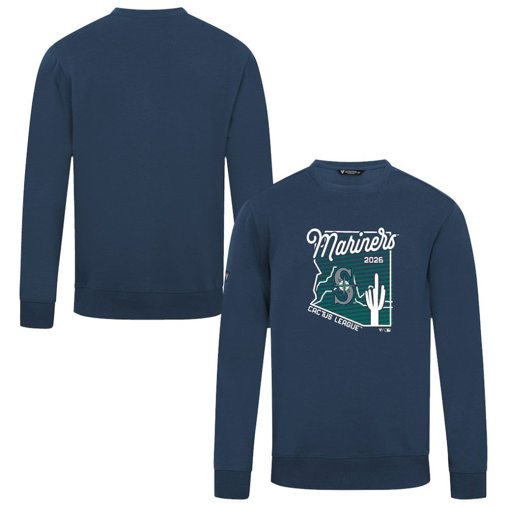 Seattle Mariners Levelwear Zane Sunrise Sweatshirt - Navy