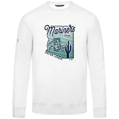 Seattle Mariners Levelwear Zane Sunrise Sweatshirt - White
