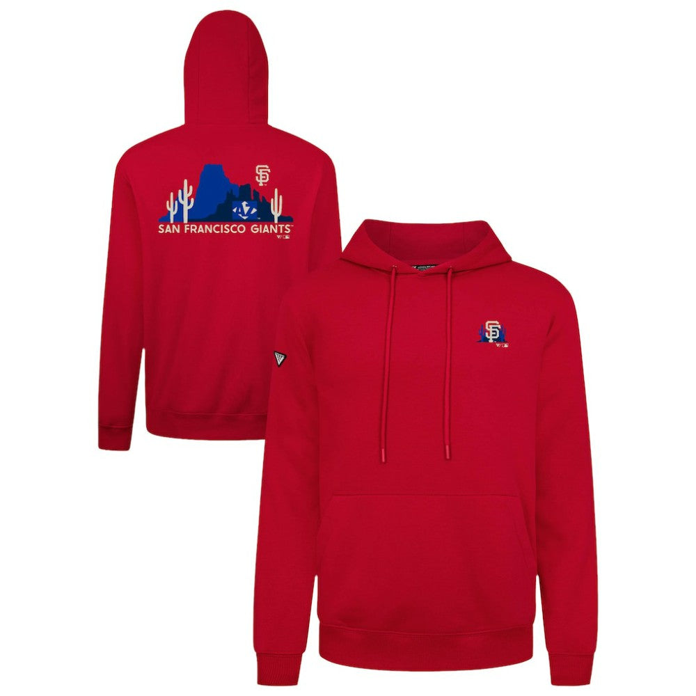 San Francisco Giants Levelwear Panoramic Podium Hoodie - Red