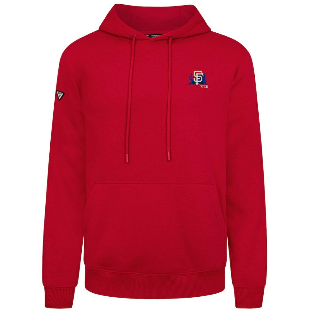 San Francisco Giants Levelwear Panoramic Podium Hoodie - Red
