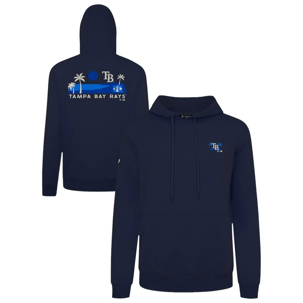 Tampa Bay Rays Levelwear Panoramic Podium Hoodie - Navy