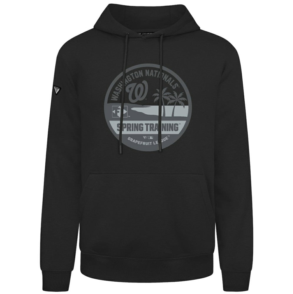 Washington Nationals Levelwear Spring Badge Podium Hoodie - Black