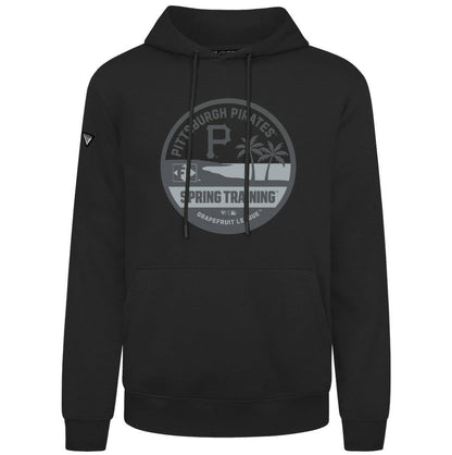 Pittsburgh Pirates Levelwear Spring Badge Podium Hoodie - Black