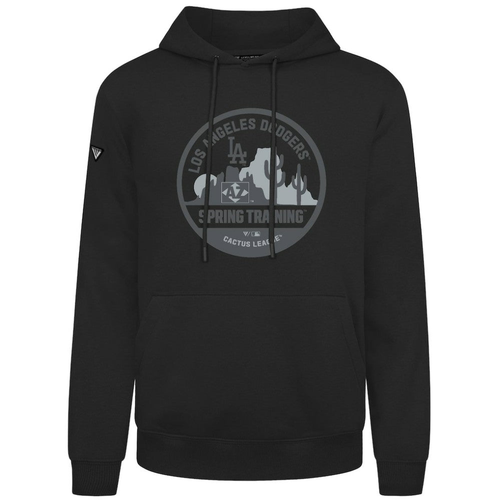 Los Angeles Dodgers Levelwear Spring Badge Podium Hoodie - Black
