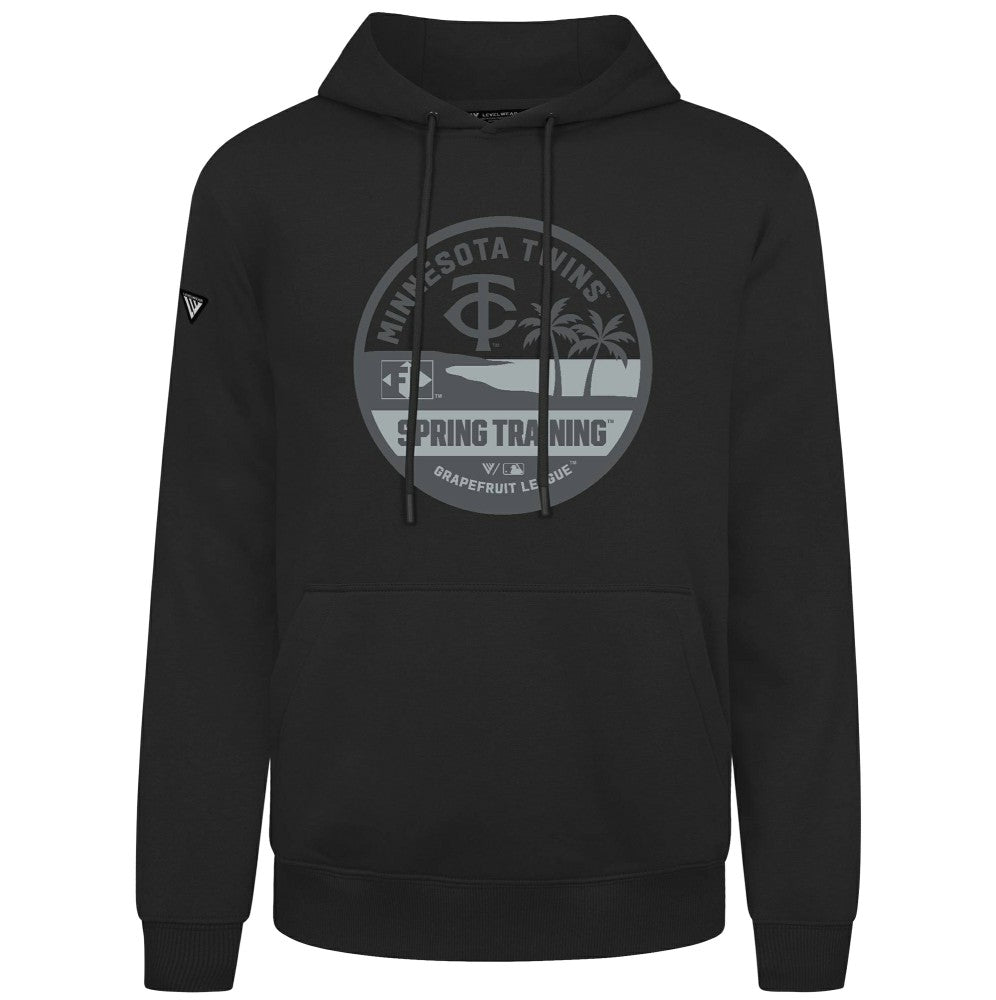 Minnesota Twins Levelwear Spring Badge Podium Hoodie - Black