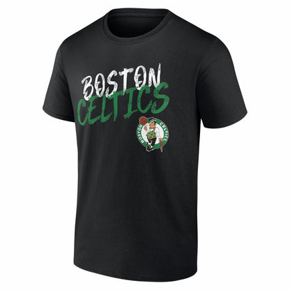 Boston Celtics Big & Tall Hustle Personalized Name & Number T-Shirt - Black outlet