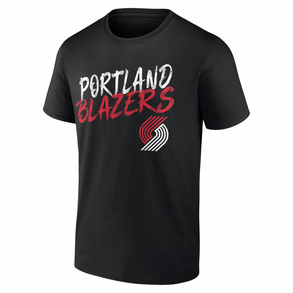 Portland Trail Blazers Big & Tall Hustle Personalized Name & Number T-Shirt - Black for sale