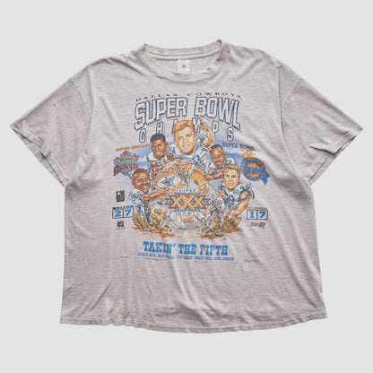 Dallas Cowboys Delta 1996 T-shirt - Heather Gray Vintage cheap