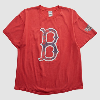 Boston Red Sox Delta 2004 T-shirt - Red Vintage