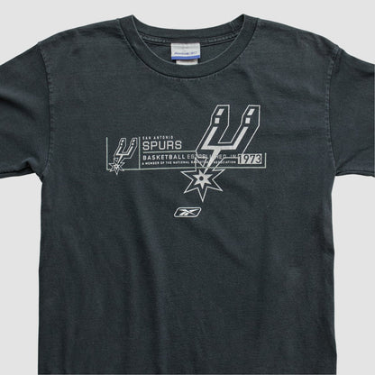 San Antonio Spurs Reebok 2000s Long Sleeve T-shirt - Black Vintage | Vintage discount