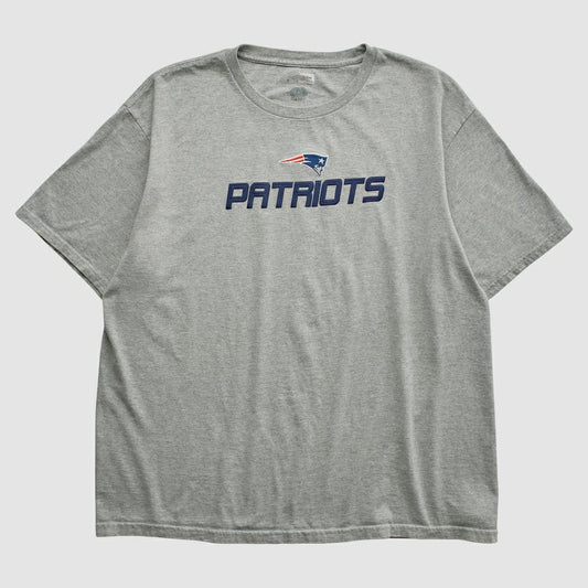 New England Patriots Team Edition Apparel 2000s T-shirt - Heather Gray Vintage for sale