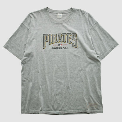 Pittsburgh Pirates Majestic 2003 T-shirt - Heather Gray Vintage