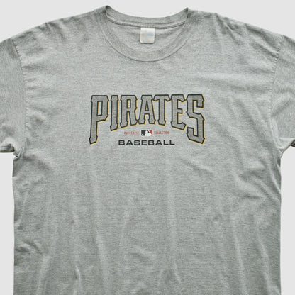 Pittsburgh Pirates Majestic 2003 T-shirt - Heather Gray Vintage