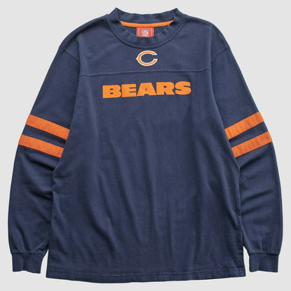 Chicago Bears NFL 2000s Long Sleeve T-shirt - Navy Vintage online