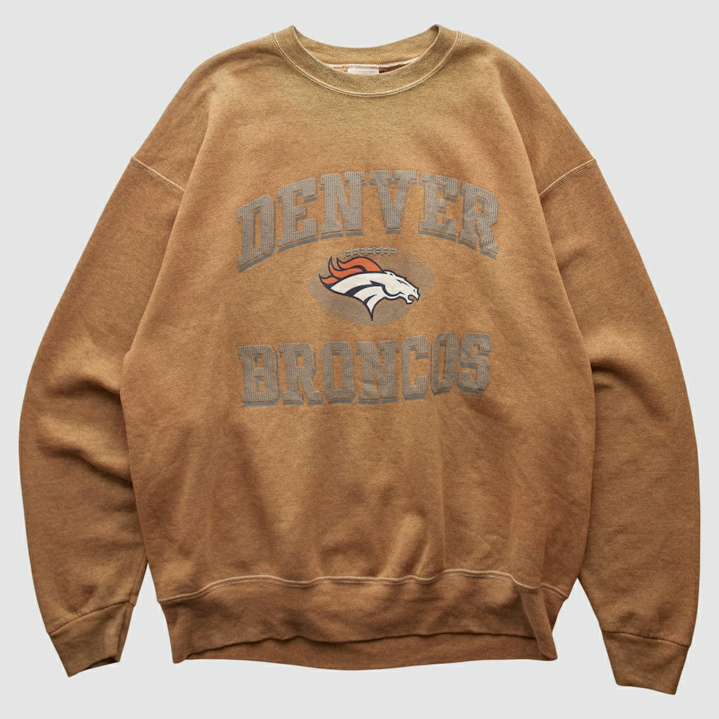 Denver Broncos Pro Player 90s Pullover Sweatshirt - Tan Vintage outlet