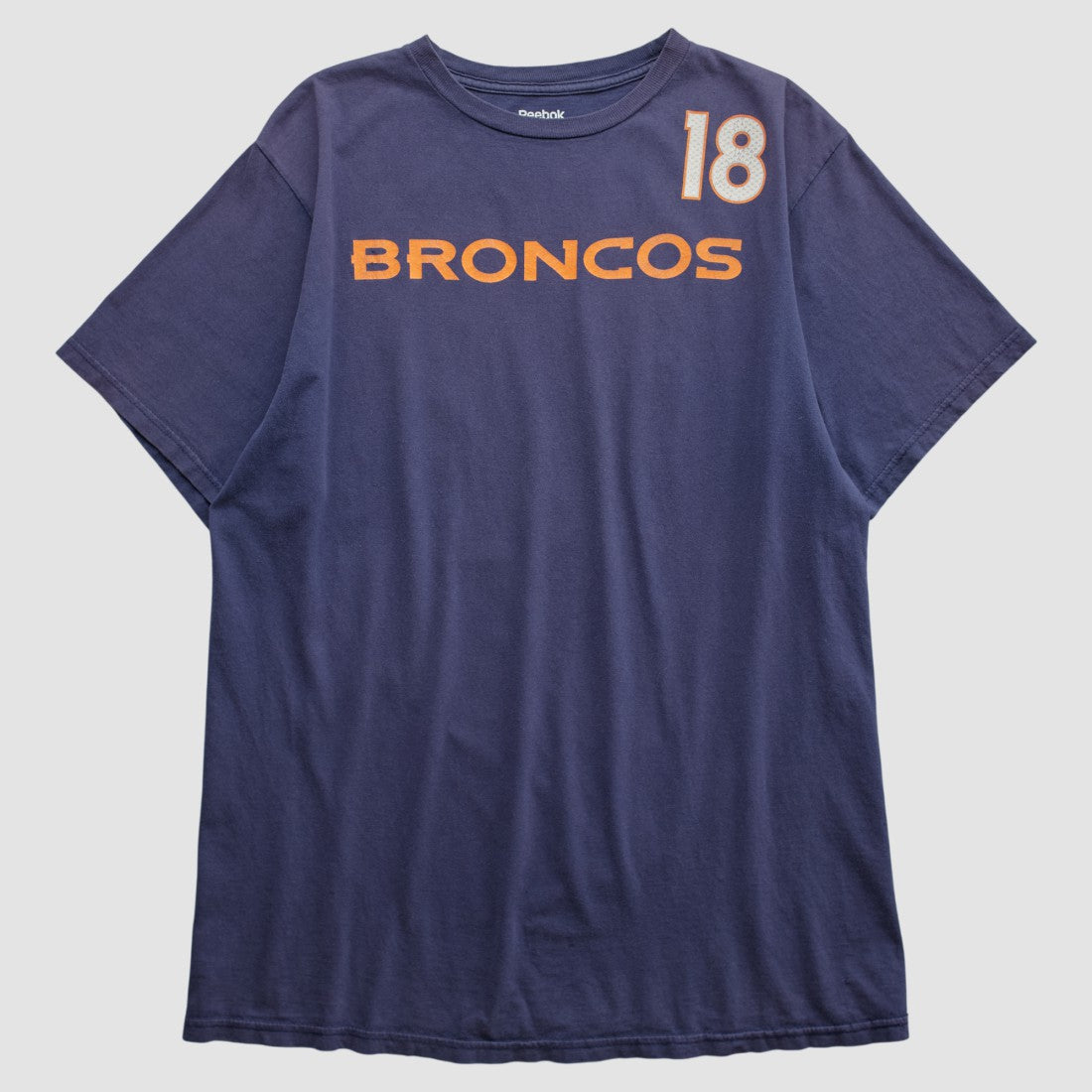 Denver Broncos Reebok 2010s T-shirt - Navy Vintage outlet
