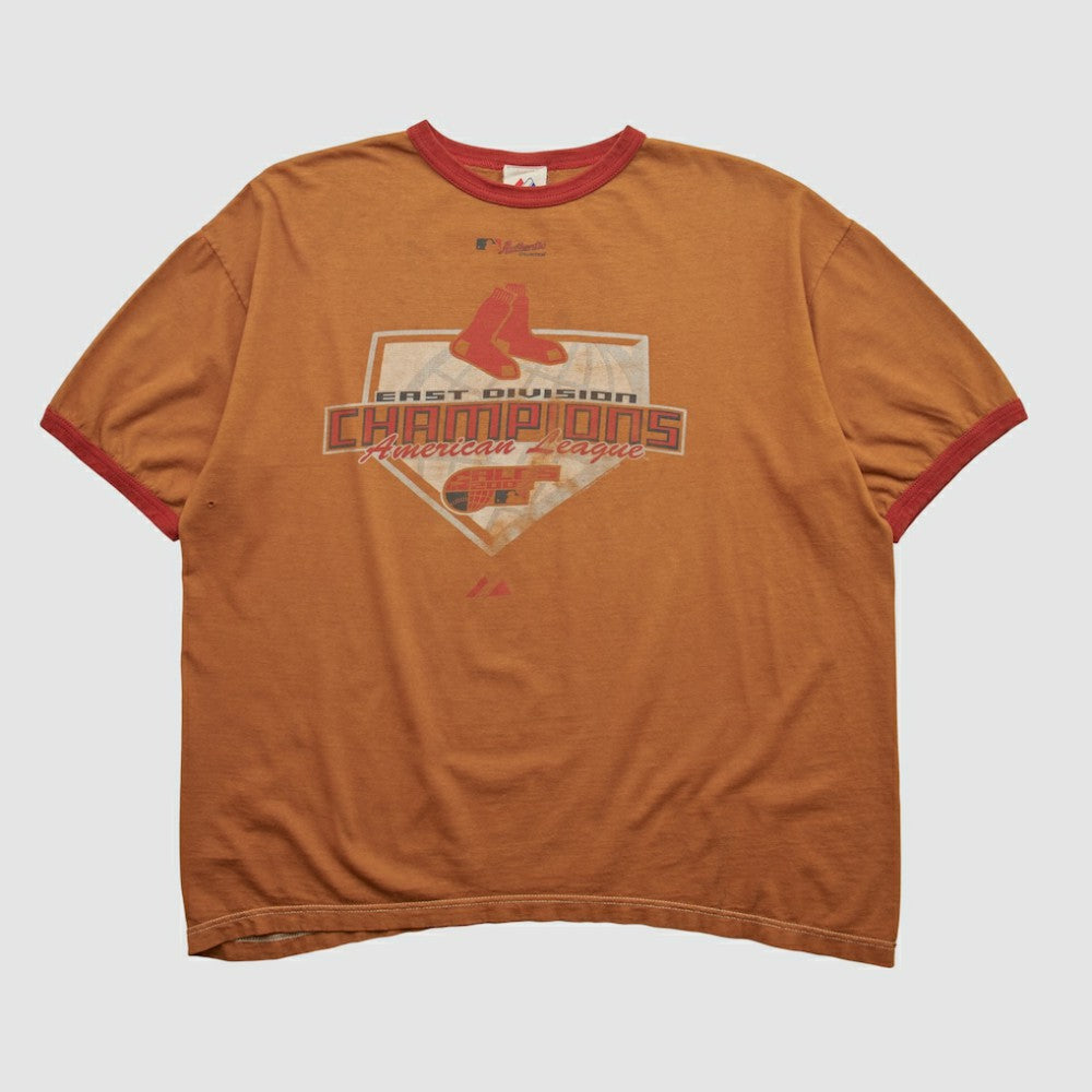 Boston Red Sox Majestic 2005 T-shirt - Orange Vintage