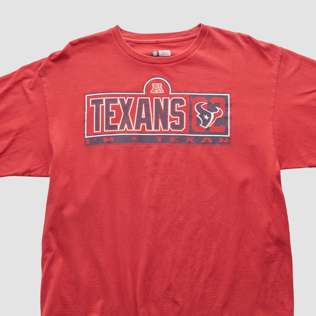 Houston Texans NFL 2000s Long Sleeve T-shirt - Red Vintage cheap